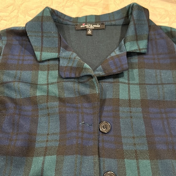 Checkered button down top - Picture 2 of 2